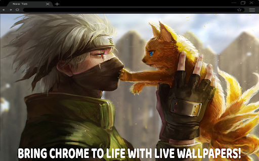 Kakashi And Nine Tails Cat Live Wallpaper  from Chrome web store to be run with OffiDocs Chromium online