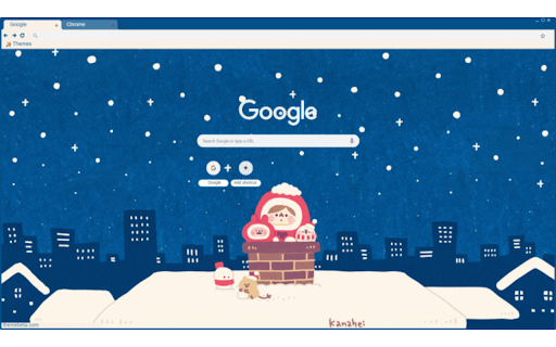 Kanahei Snow Theme  from Chrome web store to be run with OffiDocs Chromium online