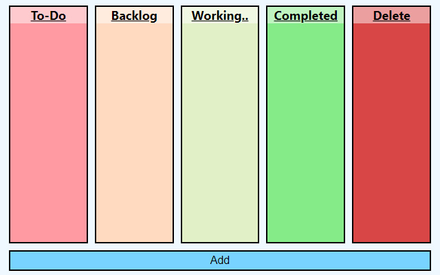 Kanban Board  from Chrome web store to be run with OffiDocs Chromium online