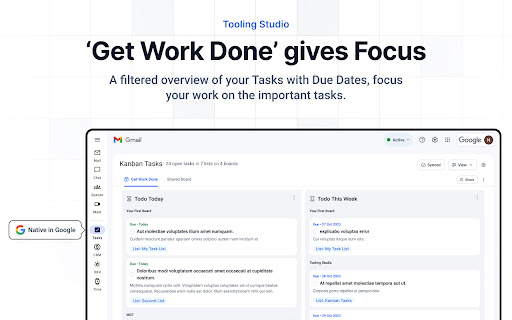 Kanban Tasks  Sales CRM in Google Workspace  from Chrome web store to be run with OffiDocs Chromium online