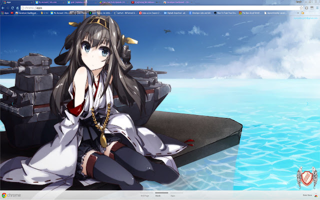 Kantai Theme 10 1366x768  from Chrome web store to be run with OffiDocs Chromium online