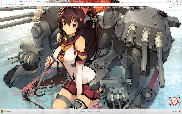 Kantai Theme 13 1366x768  from Chrome web store to be run with OffiDocs Chromium online