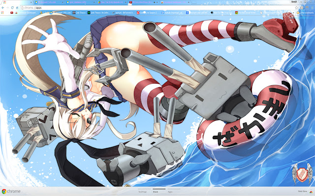 Kantai Theme 16 1366x768  from Chrome web store to be run with OffiDocs Chromium online