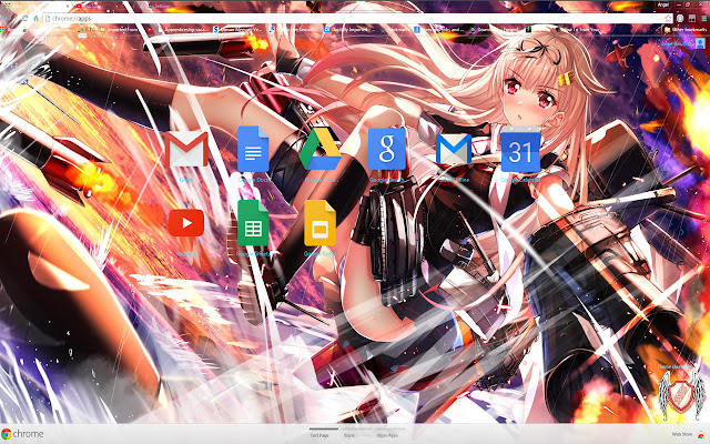 Kantai Theme 25 1366x768  from Chrome web store to be run with OffiDocs Chromium online