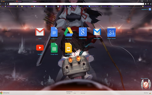 Kantai Theme 28 1366x768  from Chrome web store to be run with OffiDocs Chromium online