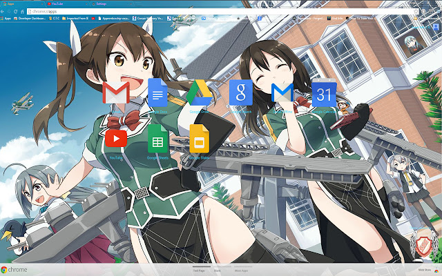 Kantai Theme 30 1366x768 da Chrome Web Store para ser executado com OffiDocs Chromium online