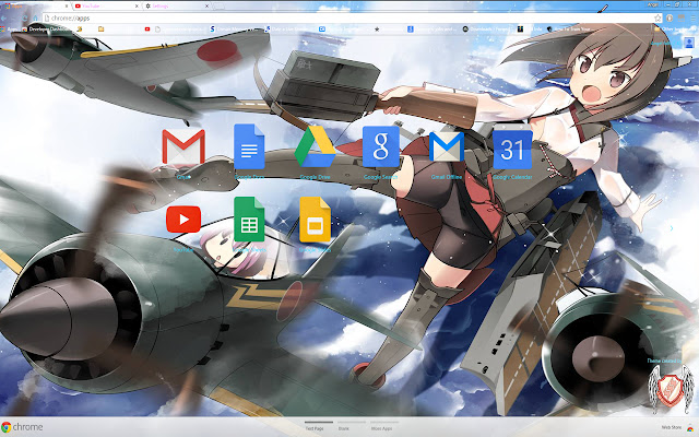 Kantai Theme 36 1366x768 із веб-магазину Chrome для запуску з OffiDocs Chromium онлайн