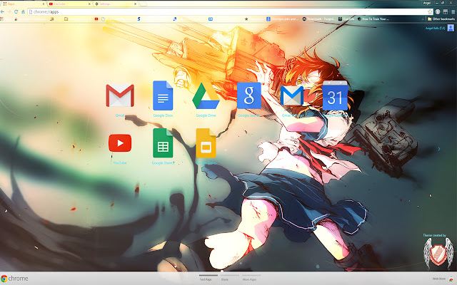 Kantai Theme 38 1366x768  from Chrome web store to be run with OffiDocs Chromium online