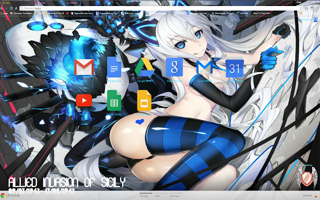 Kantai Theme 41 1600x900  from Chrome web store to be run with OffiDocs Chromium online