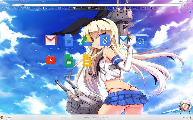 Kantai Theme 42 1920x1080  from Chrome web store to be run with OffiDocs Chromium online