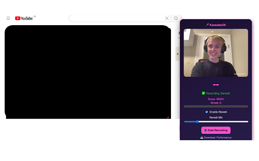 KaraokeOK  from Chrome web store to be run with OffiDocs Chromium online