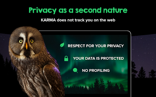 KARMA | Search to make a difference  from Chrome web store to be run with OffiDocs Chromium online