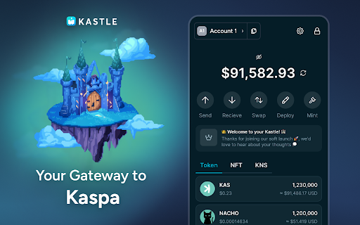 Kastle  from Chrome web store to be run with OffiDocs Chromium online