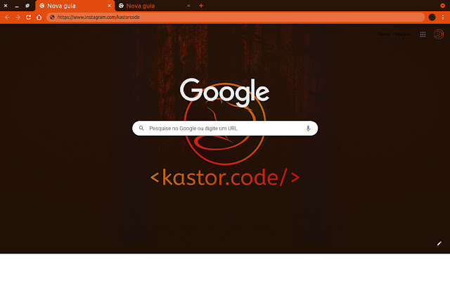 Тема KastorCode Orange Wood из интернет-магазина Chrome будет работать с OffiDocs Chromium онлайн