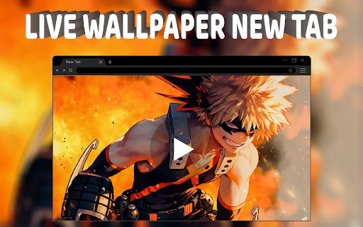 Katsuki Bakugo Live Wallpaper  from Chrome web store to be run with OffiDocs Chromium online