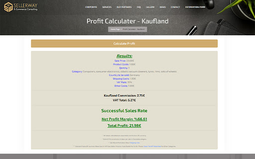Kaufland Profit Calculator from Chrome web store to be run with OffiDocs Chromium online Kaufland Profit Calculator from Chrome web store to be run with OffiDocs Chromium online