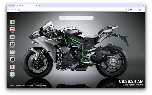 Kawasaki Ninja H2 Wallpapers  from Chrome web store to be run with OffiDocs Chromium online