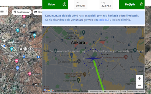 Kıble Bul  from Chrome web store to be run with OffiDocs Chromium online