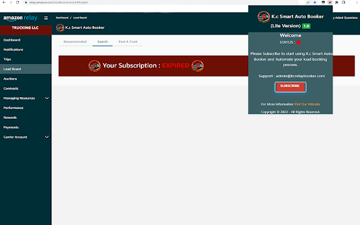 Kc Smart Auto Booker (Lite Version)  from Chrome web store to be run with OffiDocs Chromium online