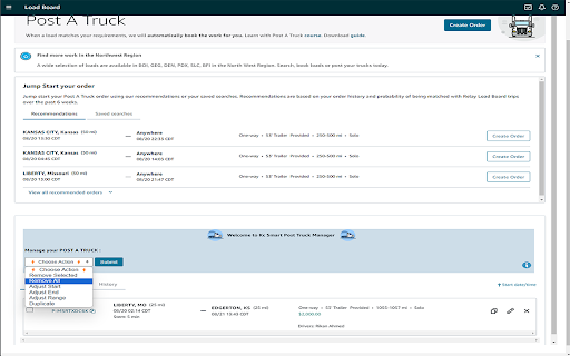 Kc Smart Post Truck Manager  from Chrome web store to be run with OffiDocs Chromium online