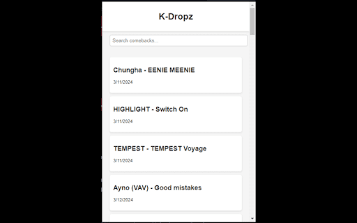 K Dropz  from Chrome web store to be run with OffiDocs Chromium online