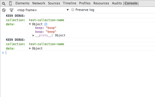 Keen Debugger  from Chrome web store to be run with OffiDocs Chromium online