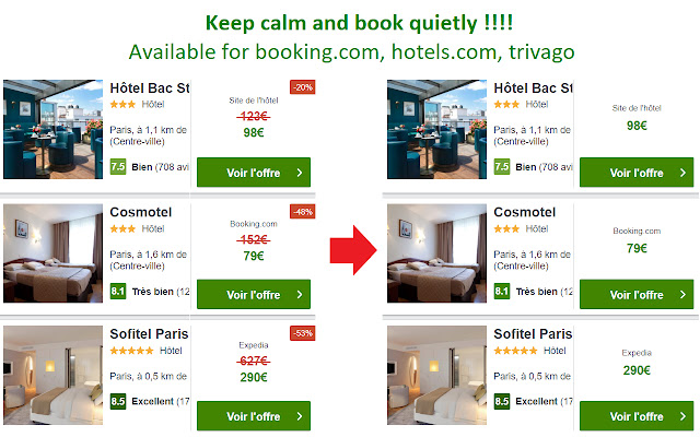 Keep Calm (and book quietly)  from Chrome web store to be run with OffiDocs Chromium online