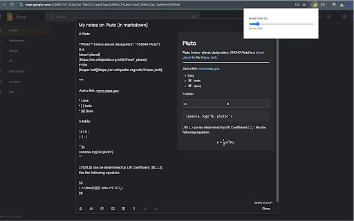 KeepDown  from Chrome web store to be run with OffiDocs Chromium online