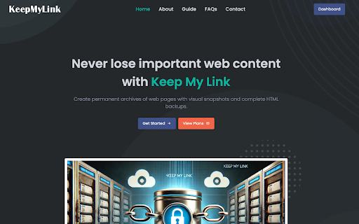Keep My Link  from Chrome web store to be run with OffiDocs Chromium online