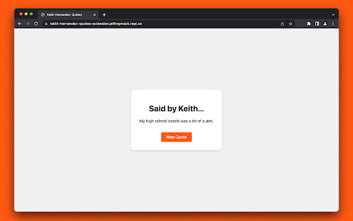 Keith Hernandez Quotes  from Chrome web store to be run with OffiDocs Chromium online