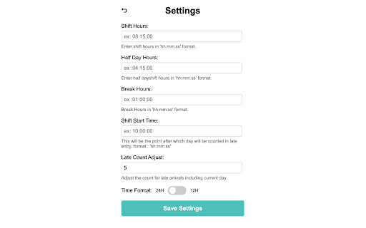 Keka Time Logger  from Chrome web store to be run with OffiDocs Chromium online