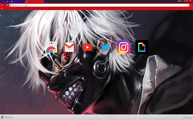 Ken Kaneki | Anime Tokyo Ghoul Wallpaper 2018  from Chrome web store to be run with OffiDocs Chromium online