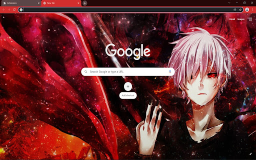 Ken Kaneki (Tokyo Ghoul)  from Chrome web store to be run with OffiDocs Chromium online