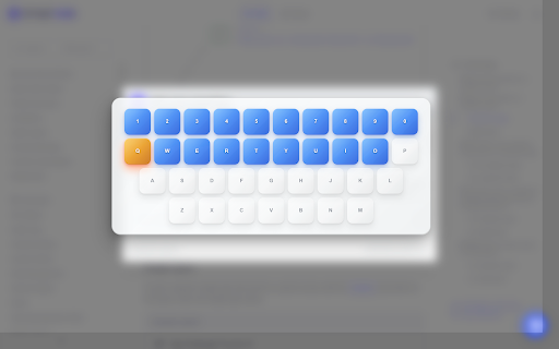 Keyboarder  from Chrome web store to be run with OffiDocs Chromium online