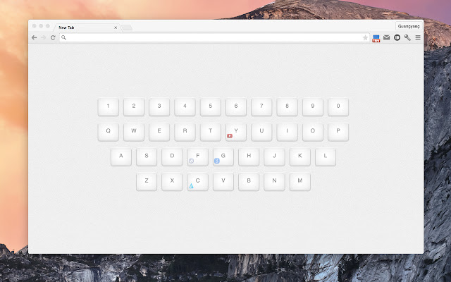 Keyboard Start Page  from Chrome web store to be run with OffiDocs Chromium online