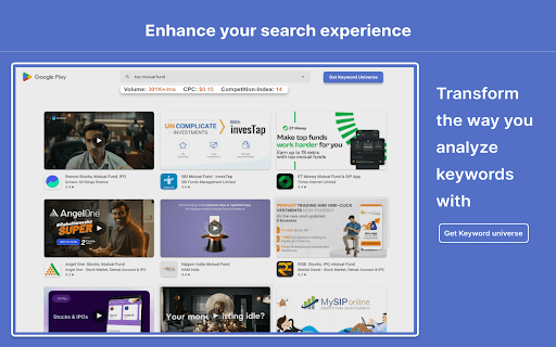 Keyword Planner: Get Volume, CPC, SEO Keyword Trends  from Chrome web store to be run with OffiDocs Chromium online
