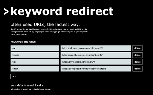 keyword redirect  from Chrome web store to be run with OffiDocs Chromium online