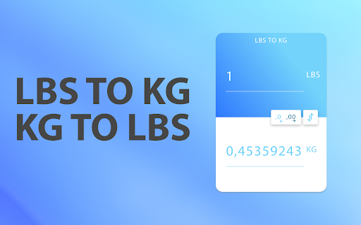kg to lbs lbs to kg  from Chrome web store to be run with OffiDocs Chromium online