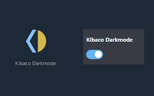 Kibaco Darkmode  from Chrome web store to be run with OffiDocs Chromium online