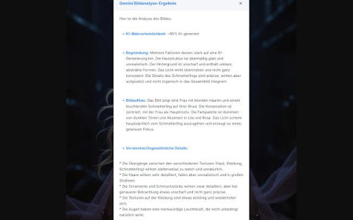 KI Bild Detektor (AI Image Detector) from Chrome web store to be run with OffiDocs Chromium online KI Bild Detektor (AI Image Detector) from Chrome web store to be run with OffiDocs Chromium online