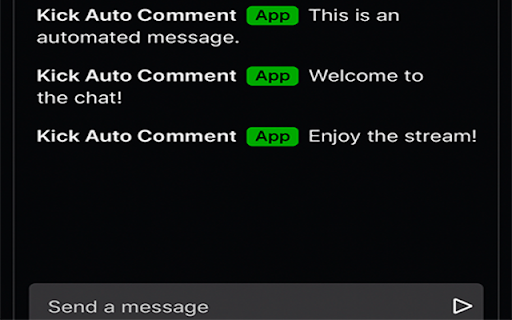 Kick Auto Comment  from Chrome web store to be run with OffiDocs Chromium online