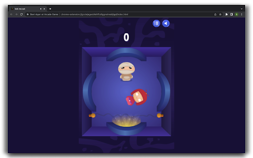 Kick Me Out HTML5 Game  from Chrome web store to be run with OffiDocs Chromium online