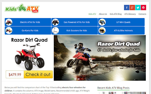 Kids ATV Sale  from Chrome web store to be run with OffiDocs Chromium online
