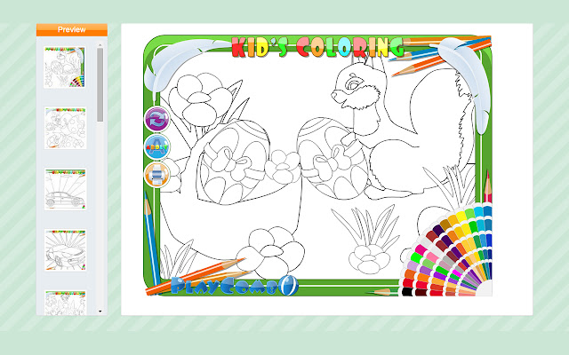 Kids coloring  from Chrome web store to be run with OffiDocs Chromium online