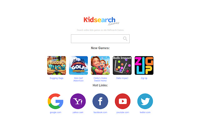 KidSearch.Games Search  from Chrome web store to be run with OffiDocs Chromium online