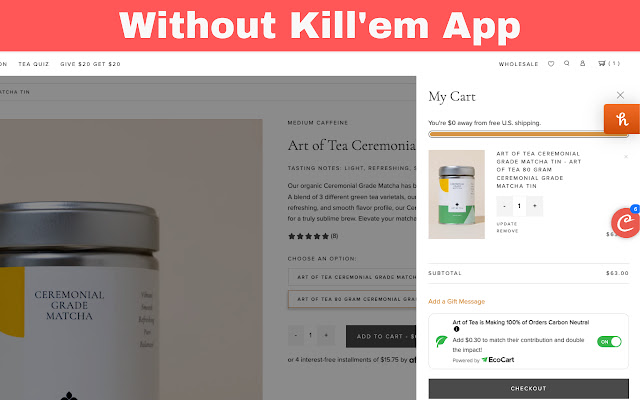 Killem App  from Chrome web store to be run with OffiDocs Chromium online