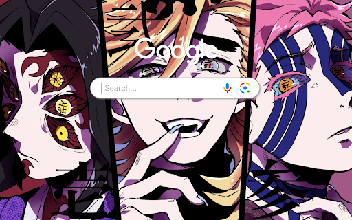 Kimetsu no Yaiba Upper Moon Demons Anime Theme  from Chrome web store to be run with OffiDocs Chromium online