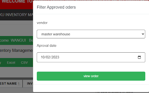 KIMS Order Filter  from Chrome web store to be run with OffiDocs Chromium online
