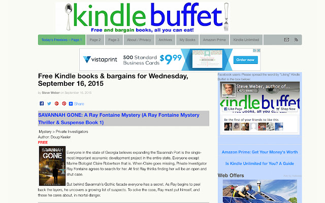 Kindle Buffet  from Chrome web store to be run with OffiDocs Chromium online