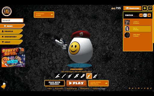 King Hayden || Shell Shockers  from Chrome web store to be run with OffiDocs Chromium online